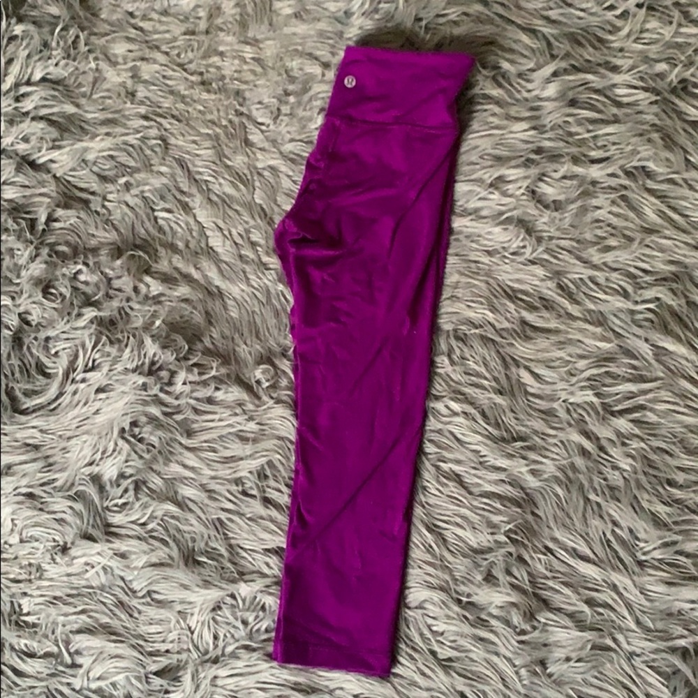 Lululemon Wunder Under Crop Leggings